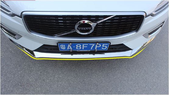 Ốp viền cản trước Volvo XC60
