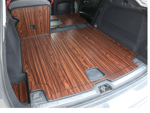 Thảm cốp thiết kế vân gỗ xe Volvo XC60 (2018-2021)