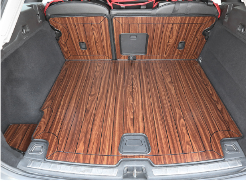 Thảm cốp thiết kế vân gỗ xe Volvo XC60 (2018-2021)