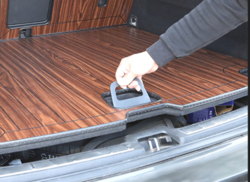 Thảm cốp thiết kế vân gỗ xe Volvo XC60 (2018-2021)