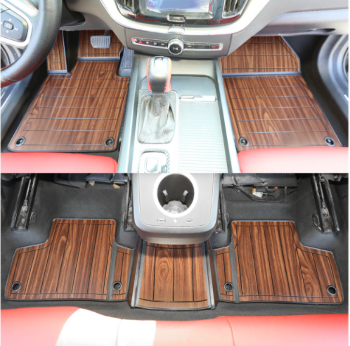 Thảm sàn thiết kế vân gỗ xe Volvo XC60 (2018-2021)