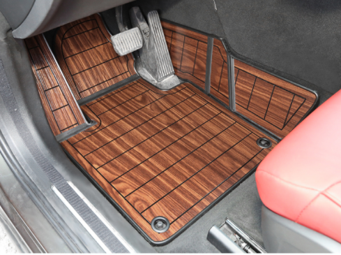 Thảm sàn thiết kế vân gỗ xe Volvo XC60 (2018-2021)