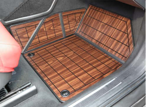 Thảm sàn thiết kế vân gỗ xe Volvo XC60 (2018-2021)