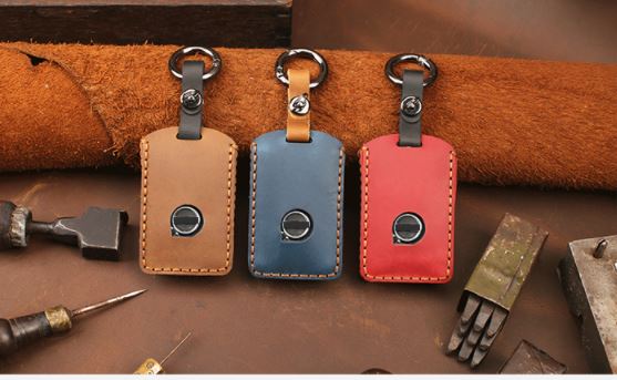 Bao da chìa khóa volvo