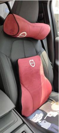 Gối tựa lưng + tựa cổ da cừu volvo