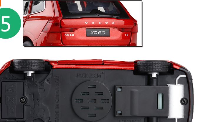 Mô Hình Volvo XC60 (màu đỏ)